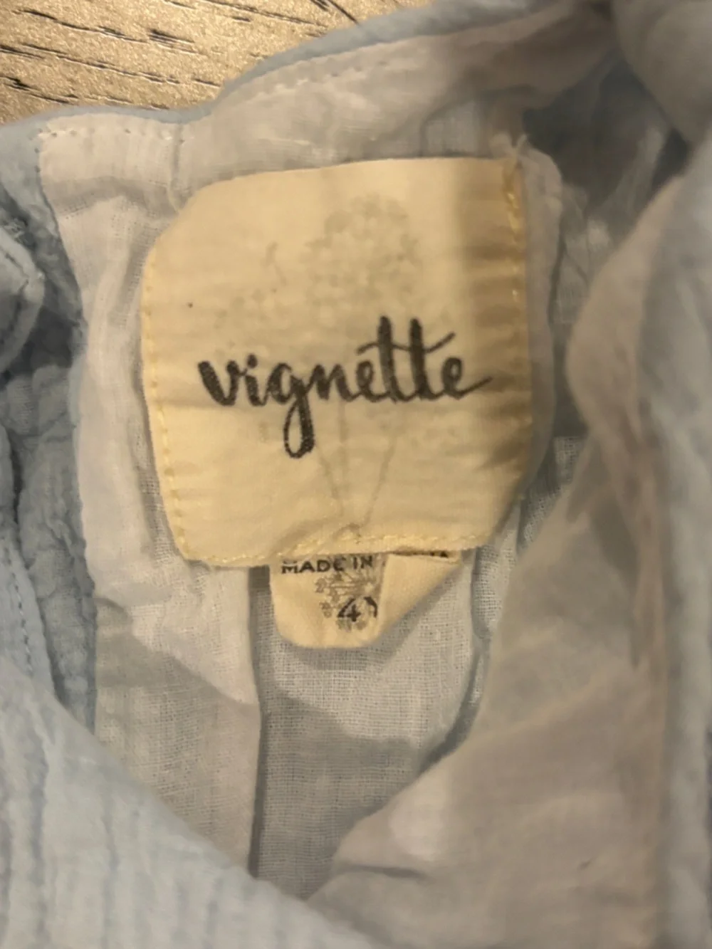 Vignette light blue